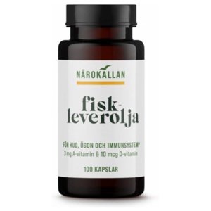 Fiskleverolja 60 kapslar produkt bild