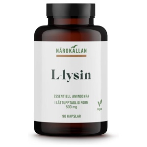 Närokällan L-Lysin 90 kapslar produkt bild