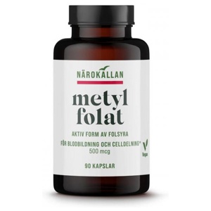 Närokällan Metylfolat 90 kapslar produkt bild