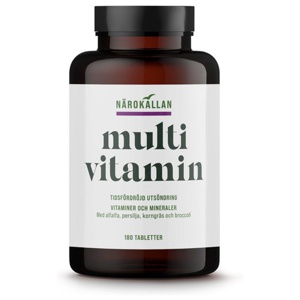 Närokällan Multivitamin Tidsfördröjd 180 tabletter produkt bild