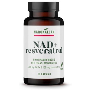 Närokällan NAD+ Resveratrol 30 kapslar produkt bild