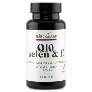 Närokällan Q10 + Selen + E 60 kapsler produktbillede
