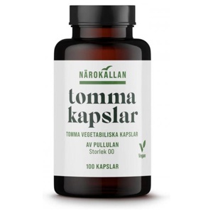 Närokällan Tomma Vegetabiliska Kapslar, 100 kaps produkt bild