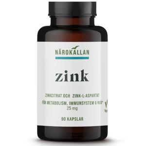 Närokällan Zink 90 kapslar produkt bild