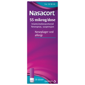 Nasacort Nesespray 55mcg/dose produktbilde