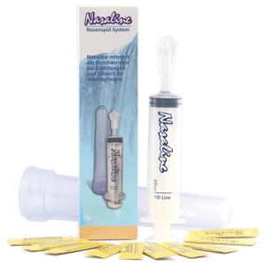 Nasaline Das Nasenspülsystem, 1 St Spritzen Produktbild