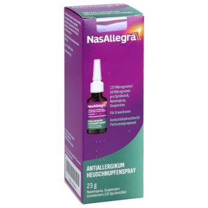 NASALLEGRA 137 μg/50 μg pro Sprühstoß Nasenspray Produktbild