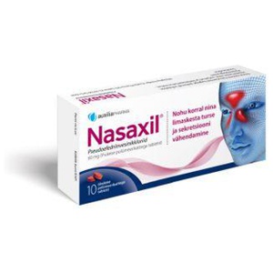 Nasaxil õhuk. polüm.kat. tbl 60mg n10 toote pilt