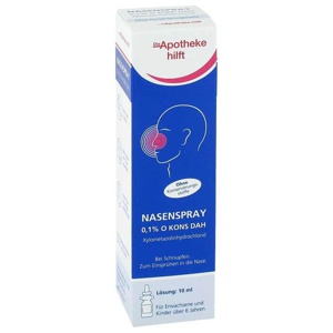 Nasenspray 0,1% O Kons Dah Lösung, 10 ml Nasenspray Produktbild