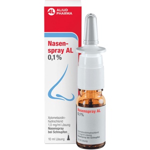 Nasenspray AL 0,1 % bei Schnupfen Produktbild