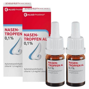 NASENTROPFEN AL 0,1%, 2x10 ml Lösung Produktbild