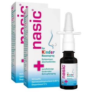Nasic für Kinder Nasenspray, 2x10 ml Nasenspray Produktbild