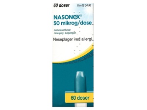 Nasonex 50 mcg/dose nesespray 60 doser produktbilde