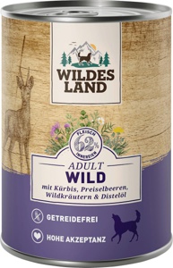 Nassfutter Hund mit Wild & Kürbis, 400 g Produktbild