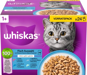 Nassfutter Katze Fischauswahl in Gelee, Multipack (24x85 g), 2,04 kg Produktbild