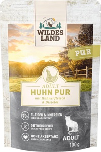 Nassfutter Katze Huhn pur, 100 g Produktbild
