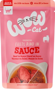 Nassfutter Katze Rind in Sauce, 85 g Produktbild