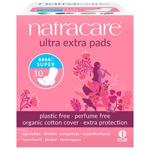 Natracare Ultra Extra Bind Super 10 stk. produktbillede