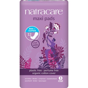 Natracare bind 12 stk SUPER produktbillede