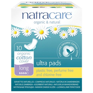 Natracare Binda Ultra Lång Vingar Binda, 10 st produkt bild