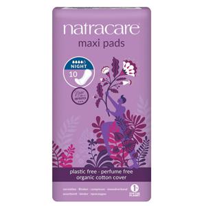 Natracare Binda Maxi Natt 10 st produkt bild