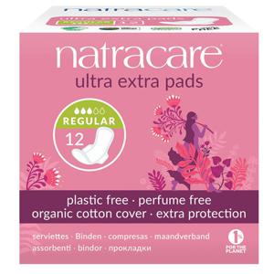 Natracare Binda Ultra Extra Normal med Vingar 12 st produkt bild
