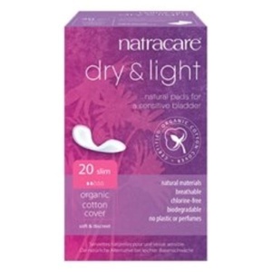 Natracare Dry & Light - 20 stk. produktbillede