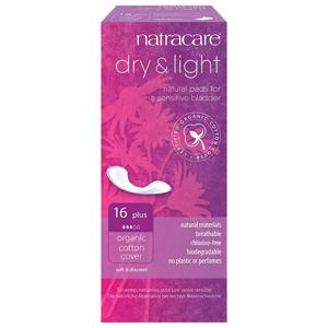 Natracare Inkontinensskydd Dry + Light Plus Inkontinensskydd, 16 st produkt bild