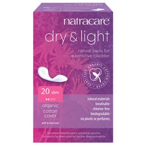 Natracare Inkontinensskydd Dry & Light Slim 20 st produkt bild