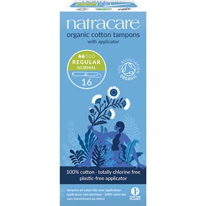 Natracare Tamponer Normal Øko m. Hylster - 16 stk. produktbillede