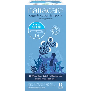 Natracare Tamponer Super Øko m. Hylster - 16 stk. produktbillede