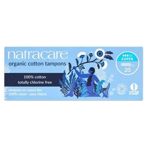 Natracare Tampong Super Tampong, 10 st produkt bild