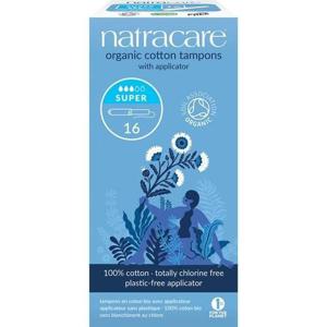 Natracare Tampong Super Applikator Tampong, 16 st produkt bild
