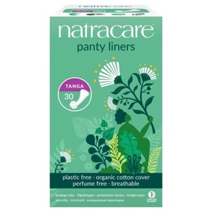Natracare Tanga Formet Trusseindlæg Øko - 30 stk. produktbillede