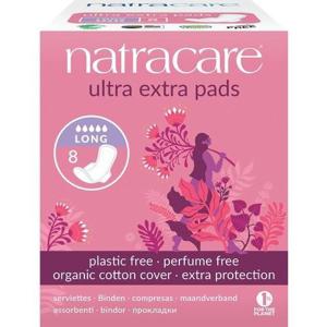 Natracare Binda Ultra Extra Lång med Vingar 8 st produkt bild