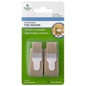 NatraCure Cushioned Toe Wraps 2 stk produktbillede