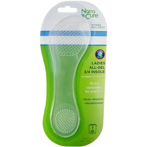 NatraCure Ladies All Gel 3/4 Insole 2 stk produktbillede