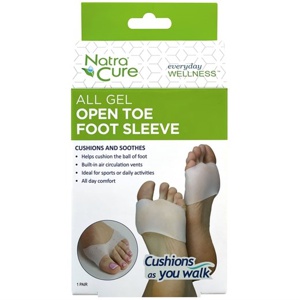 NatraCure Open Toe Foot Sleeve S 2 stk produktbillede
