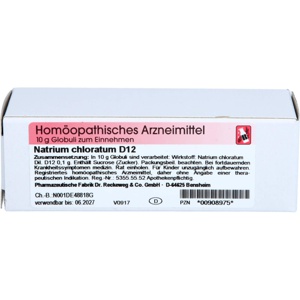 NATRIUM CHLORATUM D 12 Globuli Produktbild