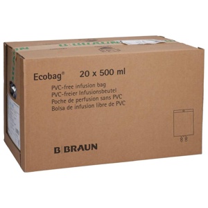 NATRIUMCHLORID 0,9% Braun Ecobag Infusionslsg. Produktbild