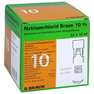 NATRIUMCHLORID 10% Braun MPC Infusionslsg.-Konz. Produktbild