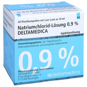 NATRIUMCHLORID-Lösung 0,9% Deltamedica Luer-Lo Pl. Produktbild