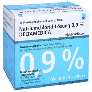 NATRIUMCHLORID-Lösung 0,9% Deltamedica Luer Pl. Produktbild