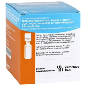 NATRIUMGLYCEROPHOSPHAT Ampulle Infusionslsg.-Konz. Produktbild