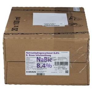 NATRIUMHYDROGENCARBONAT B.Braun 8,4% Glas Produktbild
