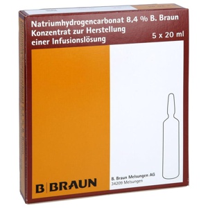 NATRIUMHYDROGENCARBONAT B.Braun 8,4% Glas Produktbild