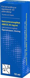 Natriumkromoglikat ABECE Ögondroppar 20 mg/ml 10 ml produkt bild