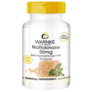 Nattokinase 50 mg Kapseln 60 St Kapseln Produktbild