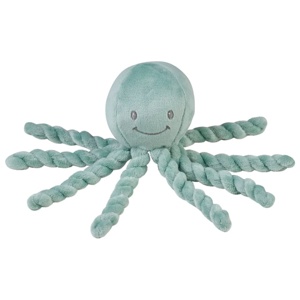Nattou Lapidou Cuddly Bläckfisk Koppargrön produkt bild