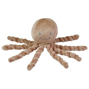 Nattou Lapidou Cuddly Bläckfisk Mocha produkt bild